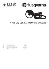 Husqvarna K 770 Dry Cut Operator's Manual