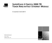 3Com SUPERSTACK II 2000 TR Manual
