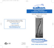 Salton SU1000 Use And Care Instruction Manual