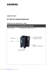 Siemens SIMATIC NET S7-CPs Manual