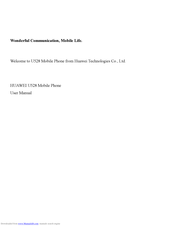 Huawei U528 User Manual