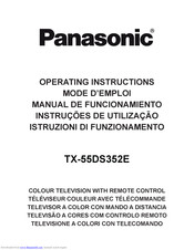 Panasonic TX-55DS352E Operating Instructions Manual