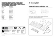 Kensington SlimBlade Media Notebook Set Instruction Manual