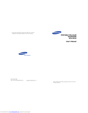 Samsung SCH-N510 User Manual