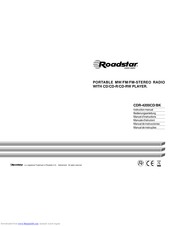 Roadstar CDR-4200CD Instruction Manual