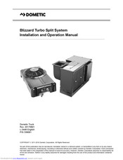 Dometic Blizzard Turbo Installation And Operation Manual