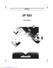 Olivetti JP 883 User Manual