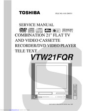 Toshiba VTW21FQR Service Manual