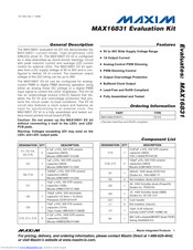 Maxim MAX16831 Quick Start Manual