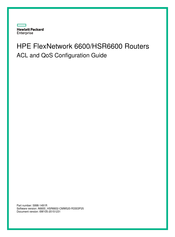 HP FlexNetwork 6600 Configuration Manual
