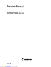 Canon iR2020i Portable Manual