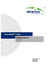 Alvarion BreezeMAX Si CPE Product Manual