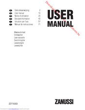 Zanussi ZDT15003 User Manual