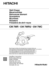 Hitachi Koki CM 7MR Handling Instructions Manual