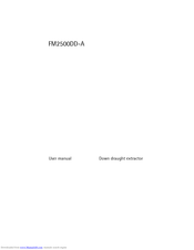 AEG FM2500DD-A User Manual