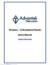 Advantek Networks AWR-654GR User Manual