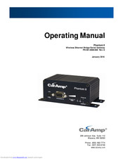 Cal Amp Phantom II Operating Manual