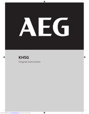 AEG KH5G Original Instructions Manual