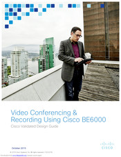 Cisco BE6000 Design Manual