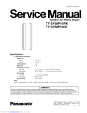 Panasonic TY-SP58P10WK Service Manual