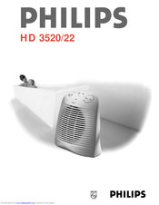 Philips HD 3522 Operating Instructions Manual