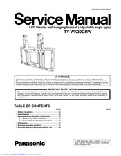 Panasonic TY-WK32GRW Service Manual