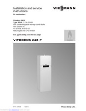 Viessmann Vitodens 242-F Installation And Service Instructions Manual