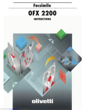 Olivetti OFX 2200 Instructions Manual