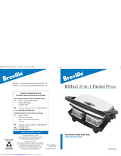 Breville SG630XL Instructions For Use And Recipe Book
