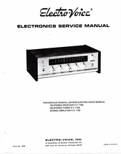 Electro-Voice E-V 1122 Electronic Service Manual