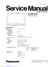 Panasonic TH-42PV70L Service Manual