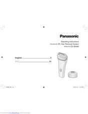 Panasonic ES-WH90 Operating Instructions Manual