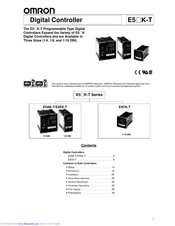Omron E5CK-T Manual