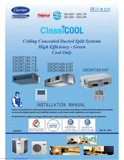 Carrier ClassiCool T53KDHT72N-518T Installation Manual