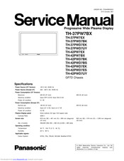 Panasonic TH-42PWD7ES Service Manual