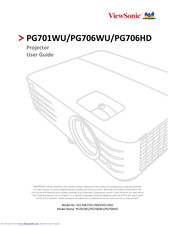 ViewSonic PG701WU User Manual