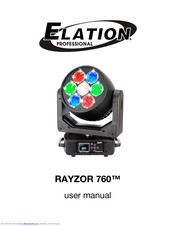 Elation RAYZOR 760 User Manual