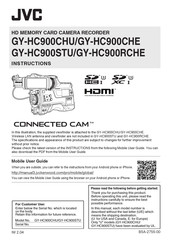 JVC Connected Cam GY-HC900CHE Instructions Manual