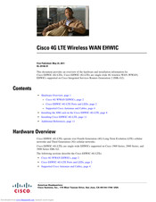 Cisco EHWIC-4G-LTE-V Manual