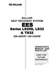Sullair EES LS25S Series Operator's Manual And Parts List