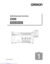 Omron Z500-SW2 Setup Manual
