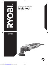 Ryobi RMT300 Original Instructions Manual