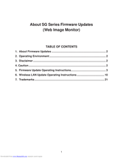 Ricoh SG Series Firmware Updates