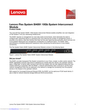 Lenovo Flex System SI4091 10Gb Product Manual