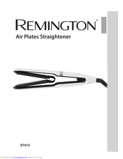 Remington Air Plates S7412 User Manual