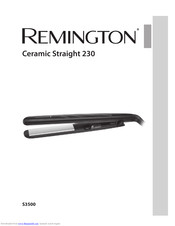 Remington S3500 Ceramic Straight 230 User Manual