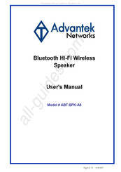 Advantek Networks ABT-SPK-A8 User Manual