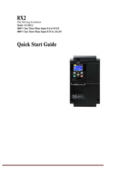 Omron 3G3RX2 Series Quick Start Manual