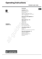Ariston CX64SP4 IL Operating Instructions Manual