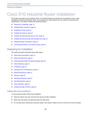 Cisco 910 Installation Manual